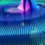 mariage piste de danse sur dalles led lumineuses 3D holographique